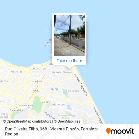 Rua Oliveira Filho, 968 - Vicente Pinzón map