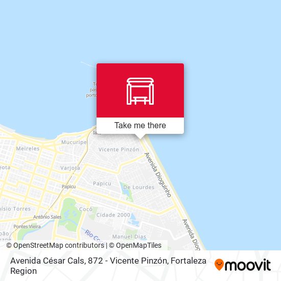 Avenida César Cals, 872 - Vicente Pinzón map