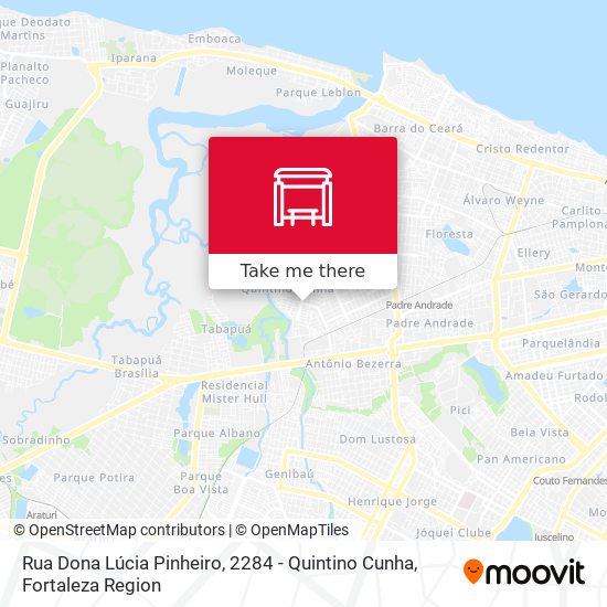 Rua Dona Lúcia Pinheiro, 2284 - Quintino Cunha map