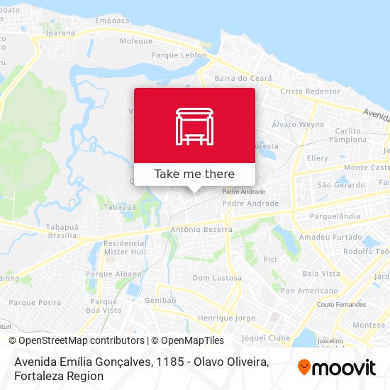 Avenida Emília Gonçalves, 1185 - Olavo Oliveira map
