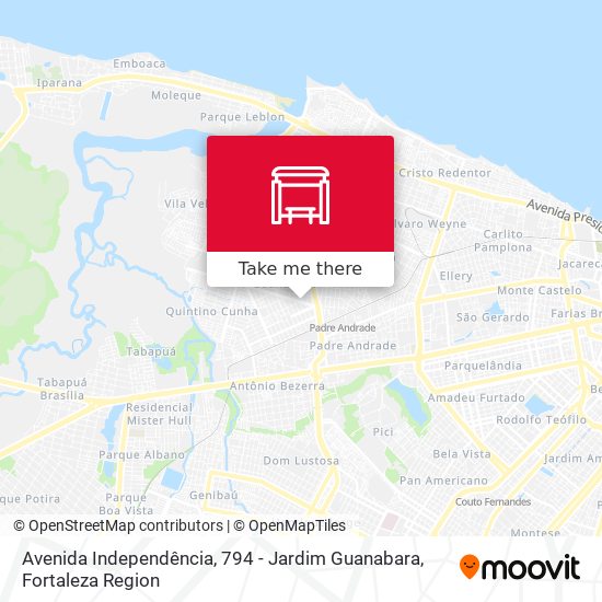 Avenida Independência, 794 - Jardim Guanabara map