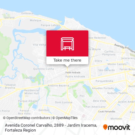 Avenida Coronel Carvalho, 2889 - Jardim Iracema map