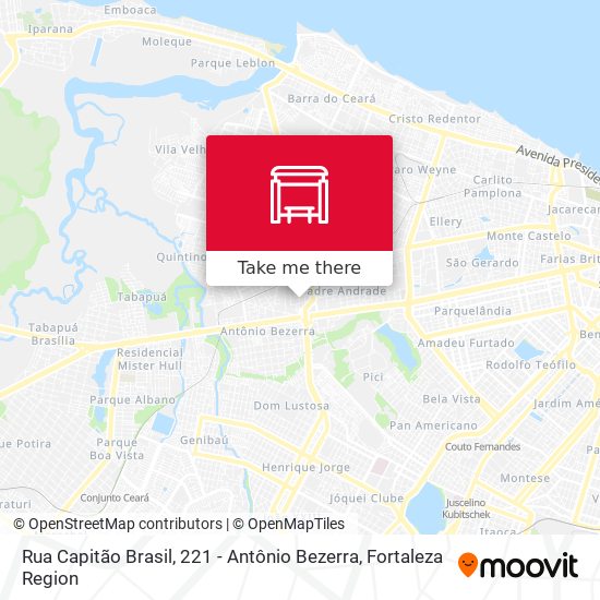 Rua Capitão Brasil, 221 - Antônio Bezerra map