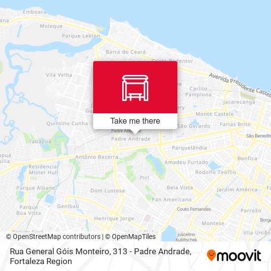 Rua General Góis Monteiro, 313 - Padre Andrade map