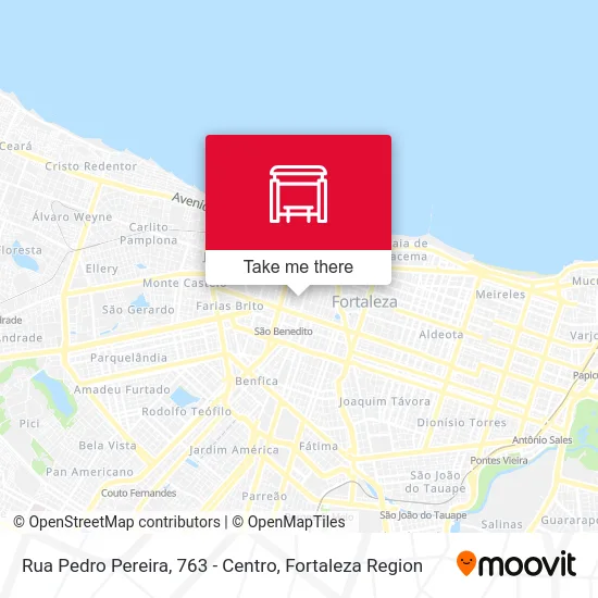 Rua Pedro Pereira, 763 - Centro map