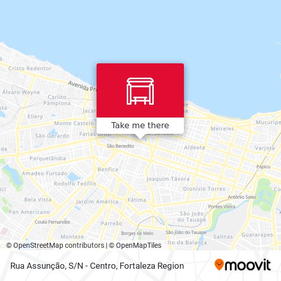 Rua Assunção, S/N - Centro map