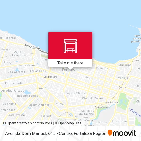 Avenida Dom Manuel, 615 - Centro map