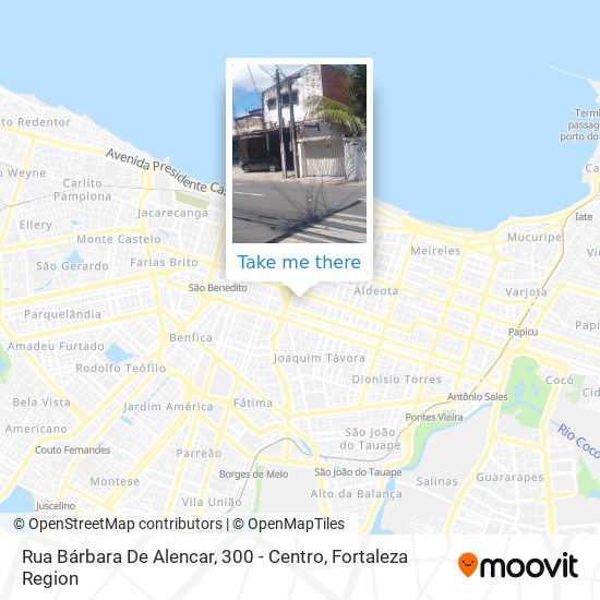 Mapa Rua Bárbara De Alencar, 300 - Centro