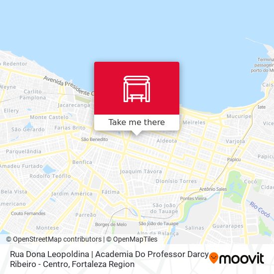 Rua Dona Leopoldina | Academia Do Professor Darcy Ribeiro - Centro map