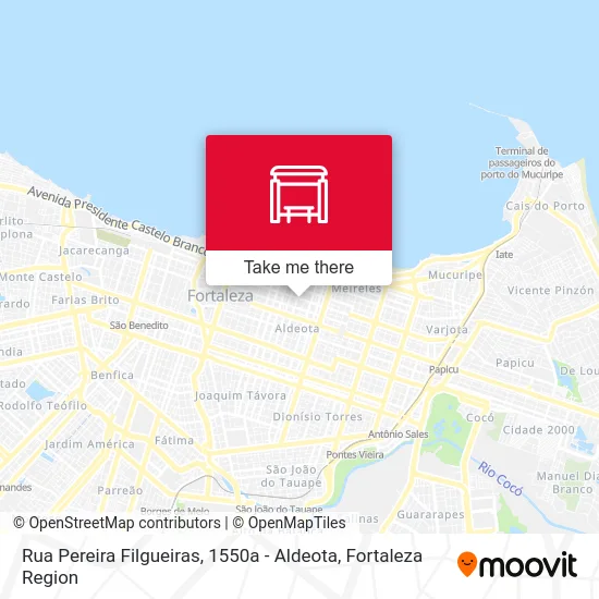 Rua Pereira Filgueiras, 1550a - Aldeota map