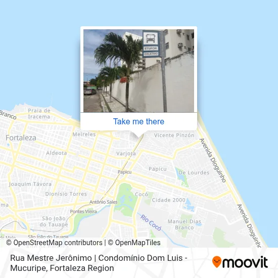 Rua Mestre Jerônimo | Condomínio Dom Luis - Mucuripe map