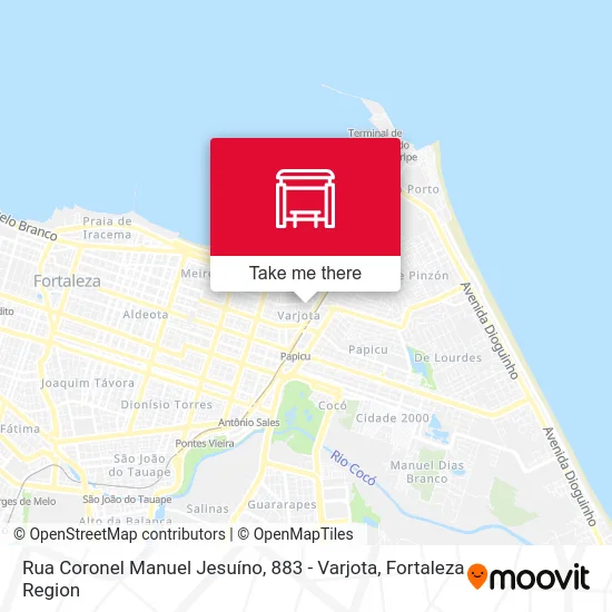 Rua Coronel Manuel Jesuíno, 883 - Varjota map