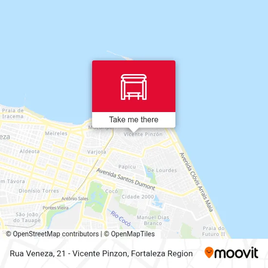 Rua Veneza, 21 - Vicente Pinzon map