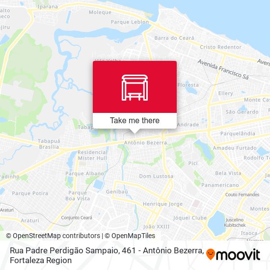 Rua Padre Perdigão Sampaio, 461 - Antônio Bezerra map