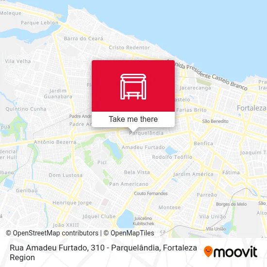 Rua Amadeu Furtado, 310 - Parquelândia map