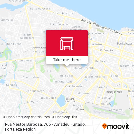 Rua Nestor Barbosa, 765 - Amadeu Furtado map