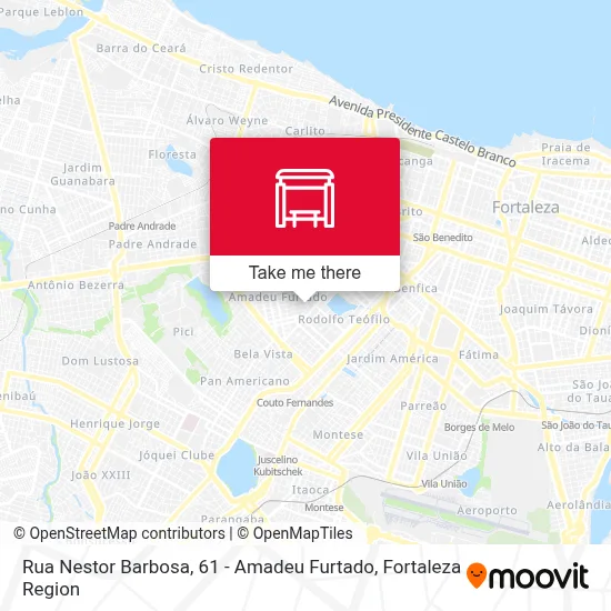 Rua Nestor Barbosa, 61 - Amadeu Furtado map