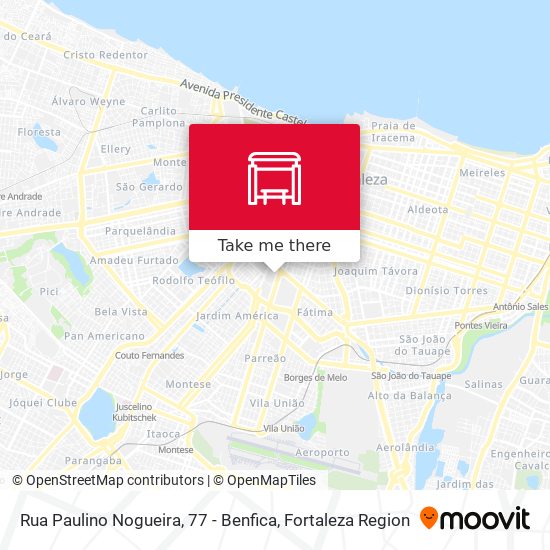 Rua Paulino Nogueira, 77 - Benfica map