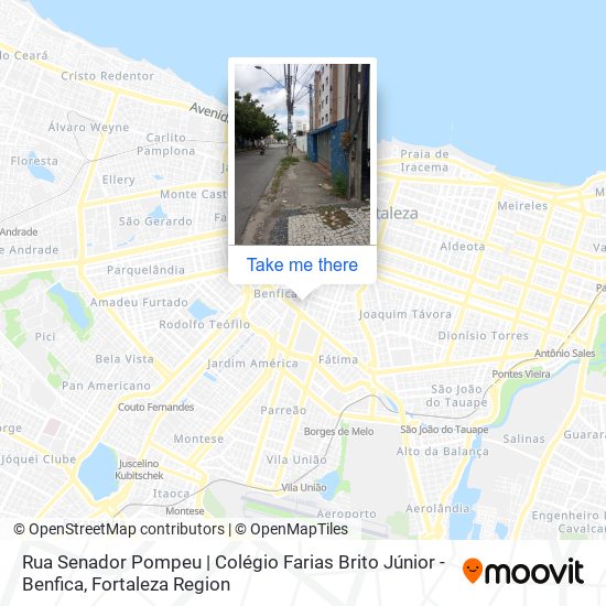 Rua Senador Pompeu | Colégio Farias Brito Júnior - Benfica map