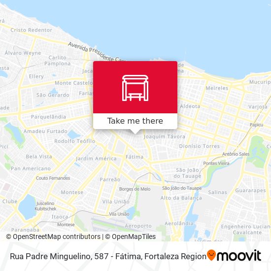 Rua Padre Minguelino, 587 - Fátima map