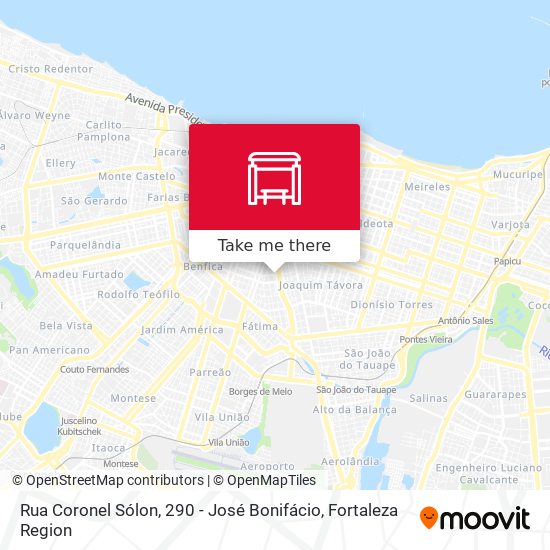 Rua Coronel Sólon, 290 - José Bonifácio map