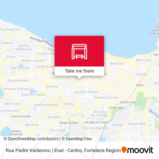 Rua Padre Valdevino | Enel - Centro map