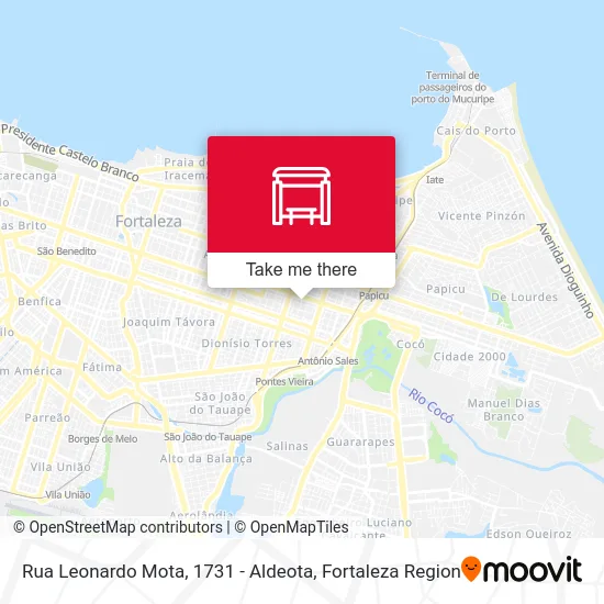 Rua Leonardo Mota, 1731 - Aldeota map