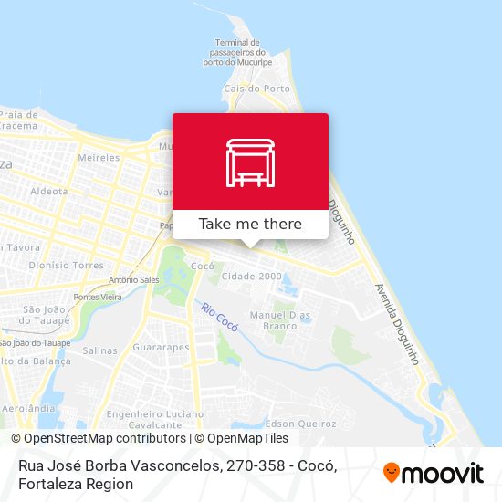 Rua José Borba Vasconcelos, 270-358 - Cocó map