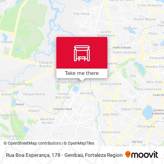 Rua Boa Esperança, 178 - Genibaú map