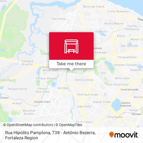Rua Hipólito Pamplona, 738 - Antônio Bezerra map