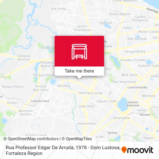 Rua Professor Edgar De Arruda, 1978 - Dom Lustosa map