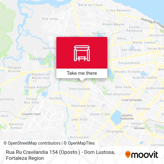Rua Ru  Cravilandia 154 (Oposto ) - Dom Lustosa map