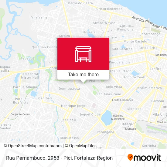 Rua Pernambuco, 2953 - Pici map