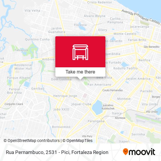 Rua Pernambuco, 2531 - Pici map