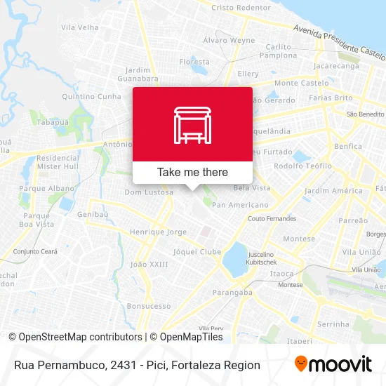 Rua Pernambuco, 2431 - Pici map