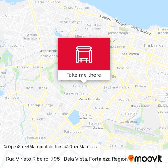 Rua Viriato Ribeiro, 795 - Bela Vista map