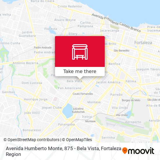 Avenida Humberto Monte, 875 - Bela Vista map