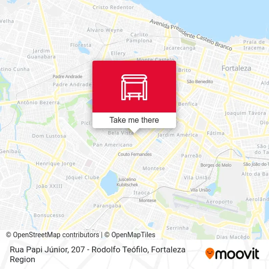 Rua Papi Júnior, 207 - Rodolfo Teófilo map