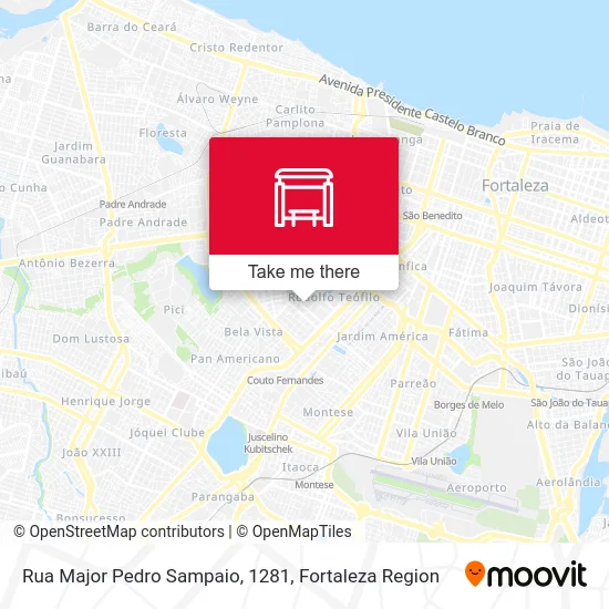 Rua Major Pedro Sampaio, 1281 map