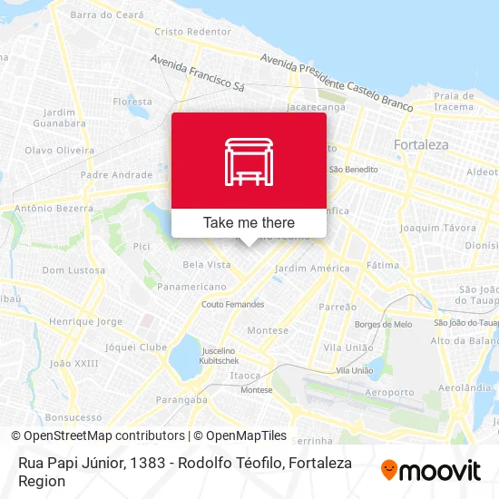 Rua Papi Júnior, 1383 - Rodolfo Téofilo map