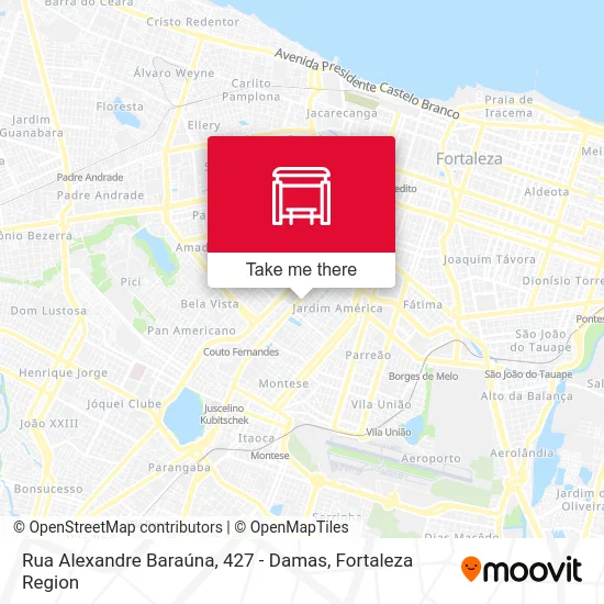 Rua Alexandre Baraúna, 427 - Damas map