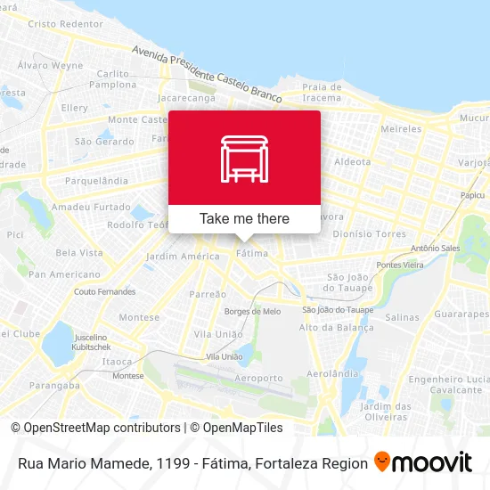 Rua Mario Mamede, 1199 - Fátima map