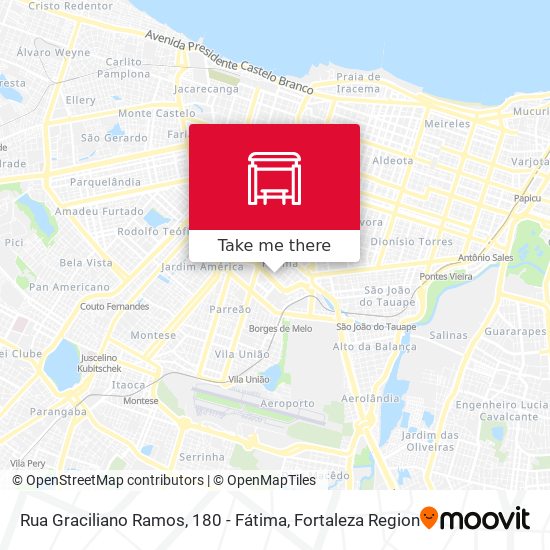 Rua Graciliano Ramos, 180 - Fátima map