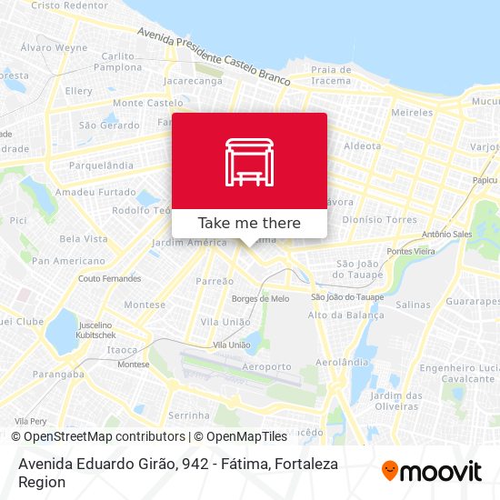 Mapa Avenida Eduardo Girão, 942 - Fátima