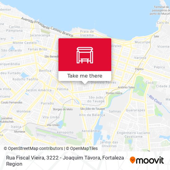 Rua Fiscal Vieira, 3222 - Joaquim Távora map