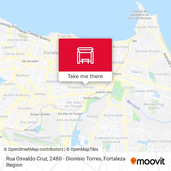 Rua Osvaldo Cruz, 2480 - Dionísio Torres map