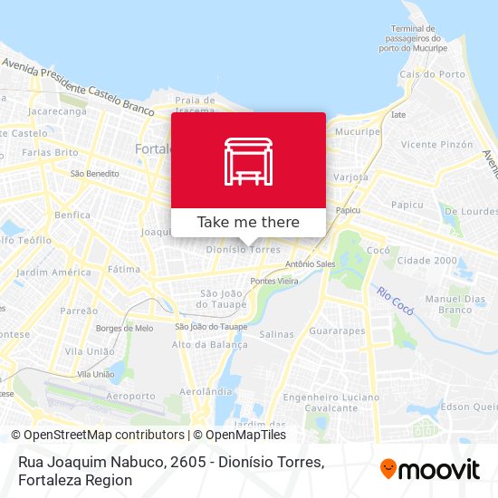 Rua Joaquim Nabuco, 2605 - Dionísio Torres map