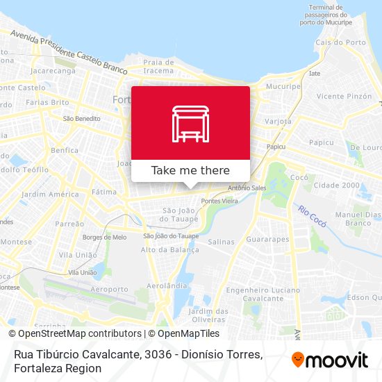 Rua Tibúrcio Cavalcante, 3036 - Dionísio Torres map