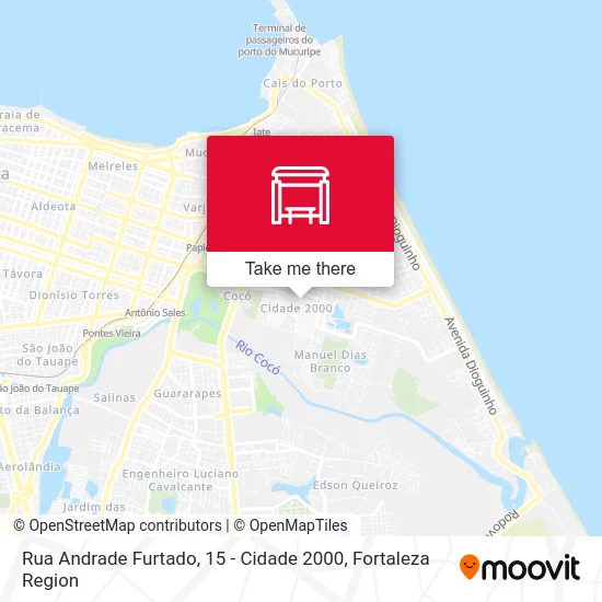 Rua Andrade Furtado, 15 - Cidade 2000 map