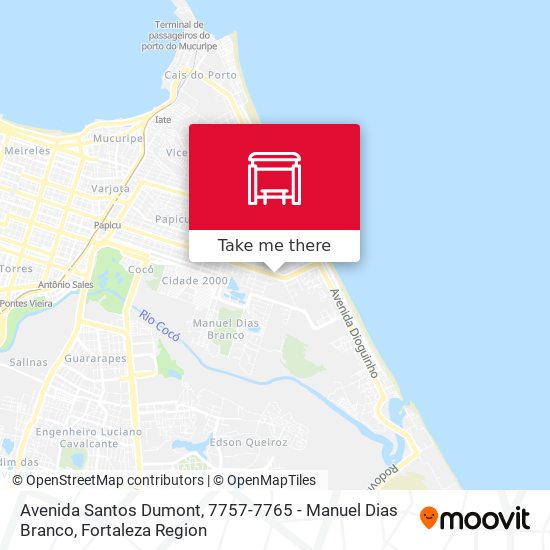 Avenida Santos Dumont, 7757-7765 - Manuel Dias Branco map